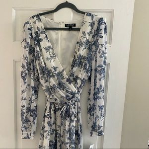 Lauren Spring Midi Wrap Dress